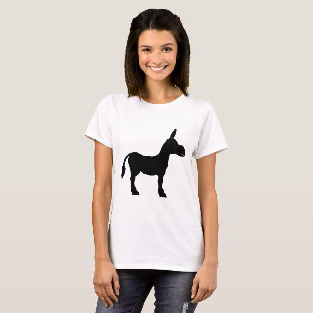T-shirts Donkey Silhouette (Frente Completa)