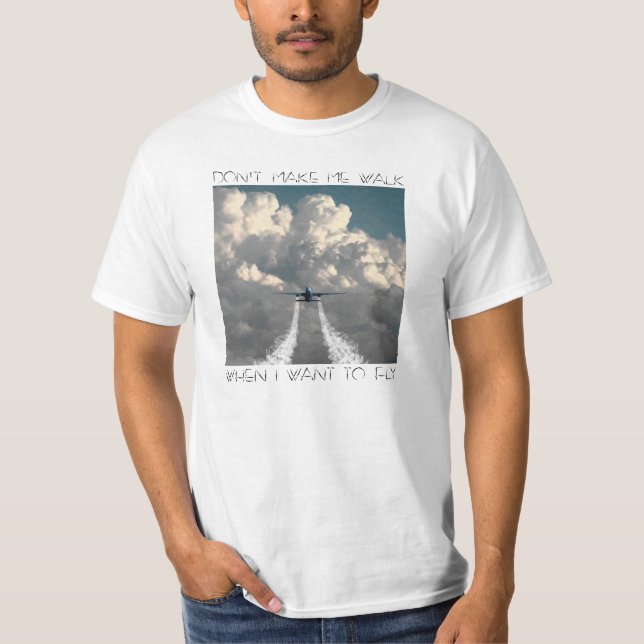 T-shirts Don't make me walk men 1 (Frente)