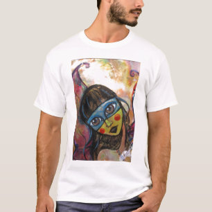 T-shirts donzela da borboleta