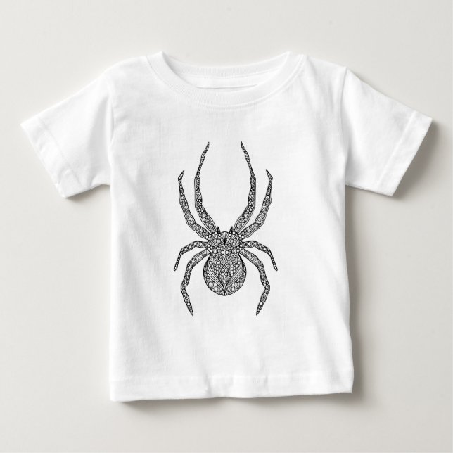 T-shirts Doodle da aranha (Frente)