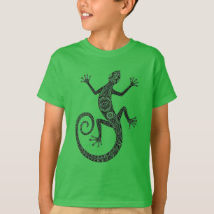 T-shirts Doodle do lagarto ou da salamandra