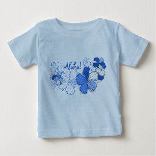 T-shirts Doodle Hibiscus Criança Tee