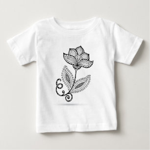 T-shirts Doodles de Paisley Mehndi do Henna