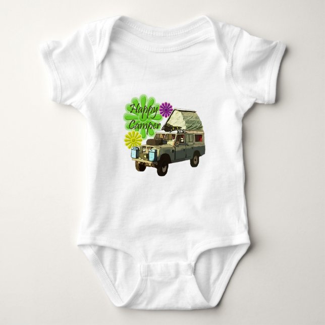 T-shirts Dormobile Happy Camper (Frente)