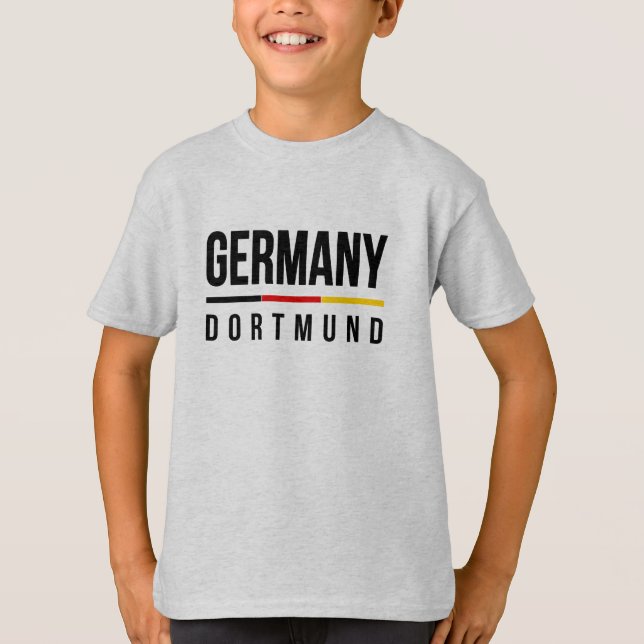 T-shirts Dortmund Alemanha (Frente)