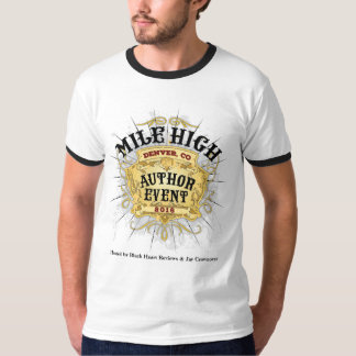 T-shirts Dos homens altos do evento do autor da milha