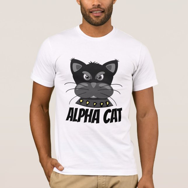 T-SHIRTS DOS HOMENS DA ALFA CAT (Frente)