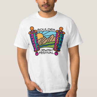 T-shirts Dos homens judaicos do festival de Boulder T