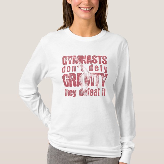 T-SHIRTS DOS "T-SHIRT LONGO DA CAPA DA GRAVIDADE DA DERROTA (Frente)