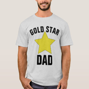 T-Shirts Douradas de PAI STAR, Pai do Soldado Fall