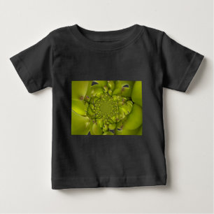 T-shirts Dourado Verde: Banana Torre Tropical Caleidoscópio