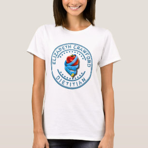 T-shirts Doutor Com Measuring Gravação de Dietologist da