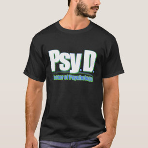 T-shirts DOUTOR PSICOLOGIA de PsyD LOGO2
