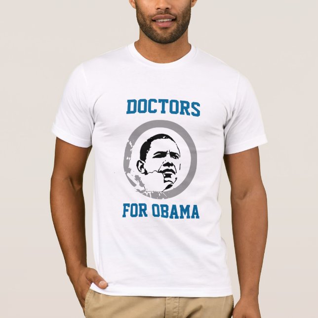 T-shirts Doutores para Obama 2012 (Frente)