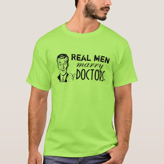 T-shirts Doutores reais do casado dos homens (Frente)