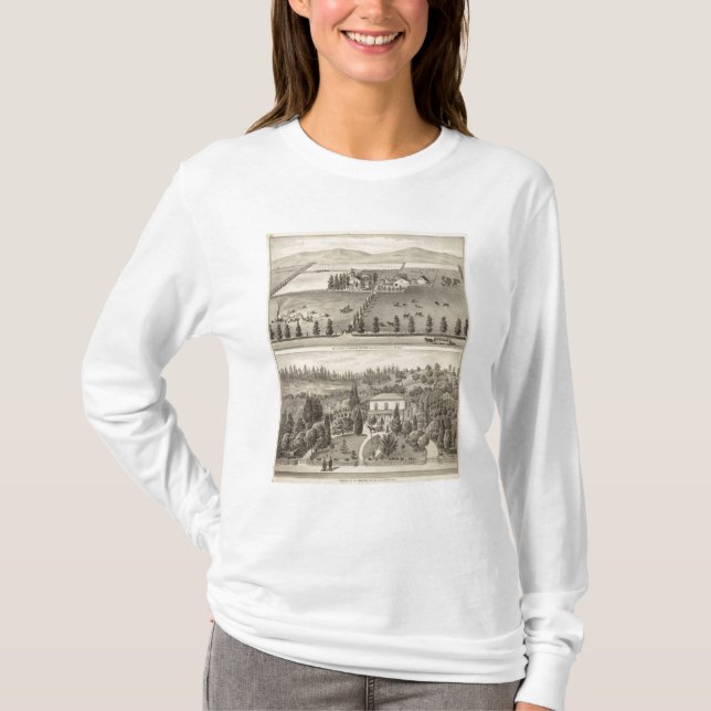T-shirts Dowling, residências de Marston (Frente)