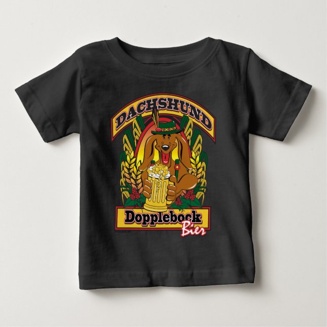 T-shirts Doxie-Dopplebock-Beer (Frente)