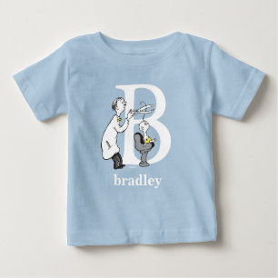 T-shirts Dr. Seuss ABC: Carta B - Branco   Adicione seu nom