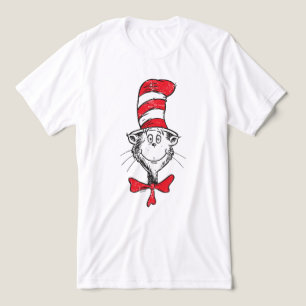 T-shirts Dr. Seuss   Gato na cabeça do chapéu - Vintage