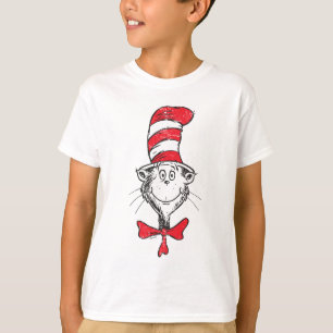 T-shirts Dr. Seuss   O Gato na Cabeça de Chapéu - Vintage