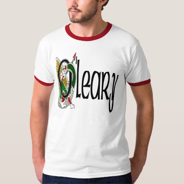 T-shirts Dragão do céltico de O'Leary (Frente)