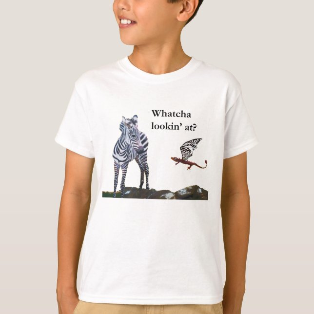 T-shirts Dragão e Zebra (Frente)