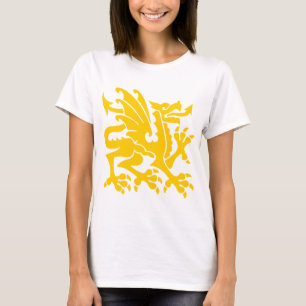 T-shirts Dragão Heráldico 01 - Amber