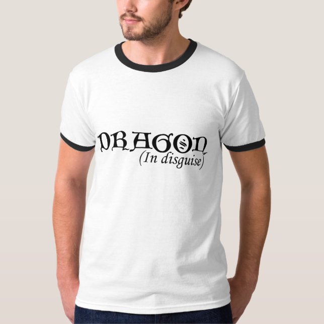 T-shirts Dragão no disfarce (Frente)