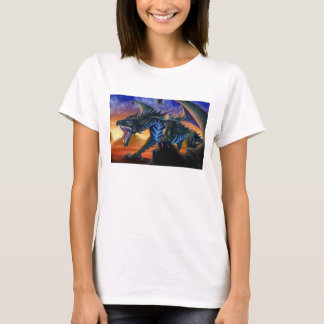 T-shirts Dragão Superior de Esparguete feminino