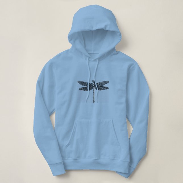 T-shirts 'Dragon-Fly_Woman's_Hooded_Sweatshirt (Frente do Design)