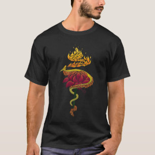 T-shirts DragonFlowerTorch