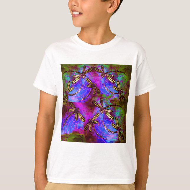 T-shirts Dragonfly Hippy Flit (Frente)