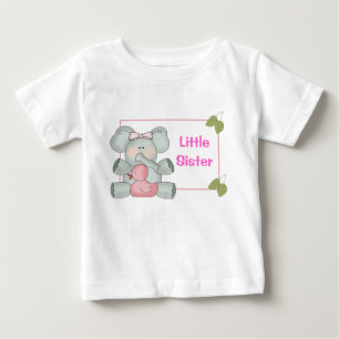 T-shirts Dragonistas do Elefante do Pequeno Irmão Zoológico