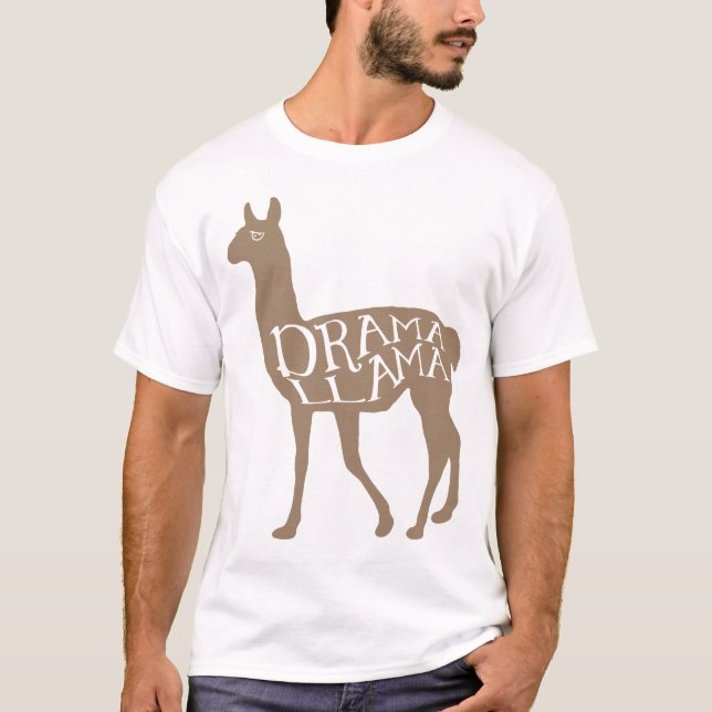 T-shirts Drama Llama (Frente)