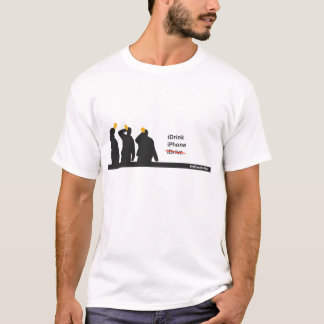 T-shirts DrinkTracker não bebe/camisa da movimentação