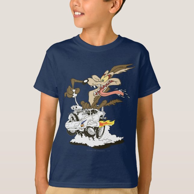 T-shirts Driver WILE E. COYOTE™ Crazy (Frente)