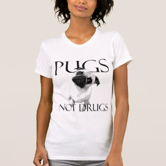 T-shirts Drogas dos Pugs não
