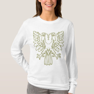 T-shirts Duas Águia de Cabeça - Khaki