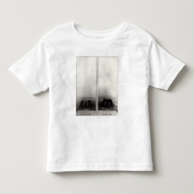 T-shirts Duas ideias da construção do Eiffel 2 (Frente)