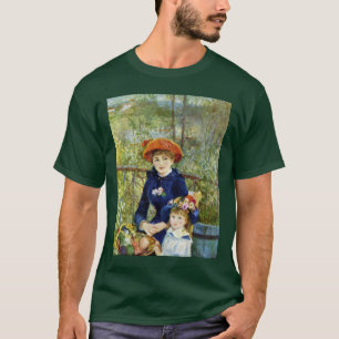 T-shirts Duas Irmãs (Na Varanda) Por Pierre Renoir