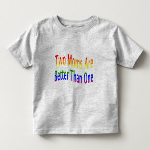 T-shirts Duas mães melhoram (o arco-íris)