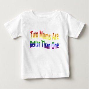 T-shirts Duas mães melhoram (o arco-íris)