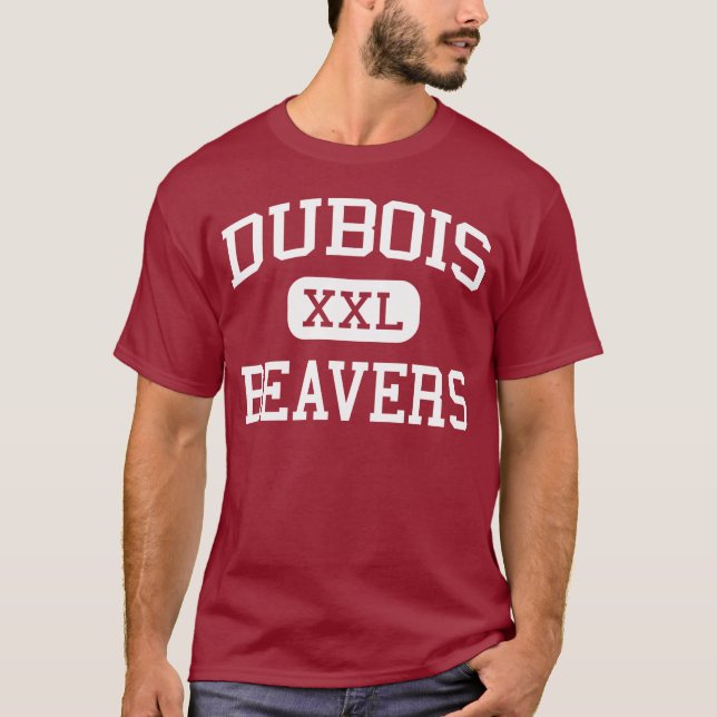 T-shirts DuBois - castores - área - DuBois Pensilvânia (Frente)