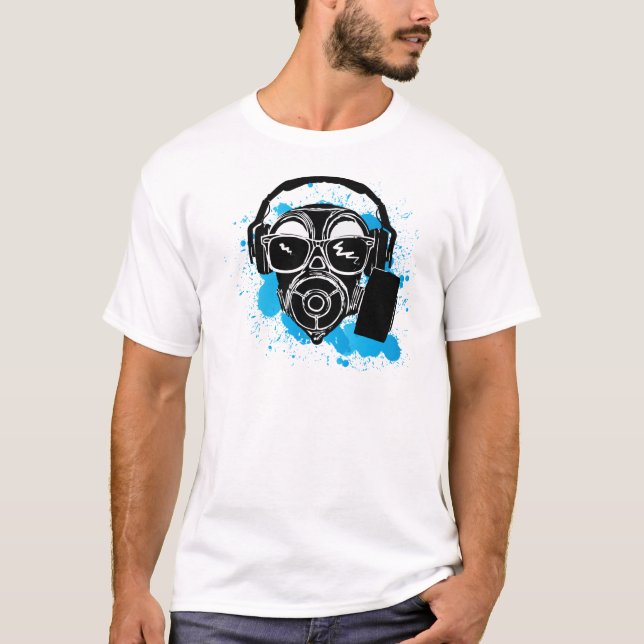 T-shirts Dubstep Gasmask (Frente)