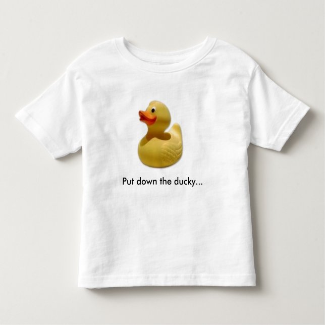 T-shirts duckie1, colocou o ducky… (Frente)
