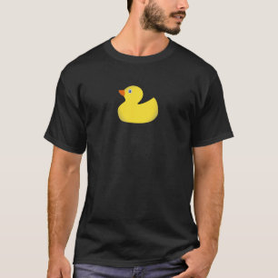 T-shirts Ducky de borracha amarelo