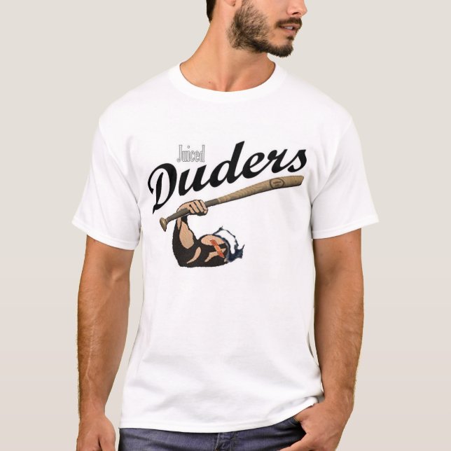 T-shirts duder juiced (Frente)