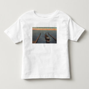 T-shirts Duluth, manganês - vista do navio entrando do