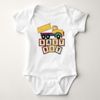T-shirts Dump Truck Baby Boy Creeper Criança