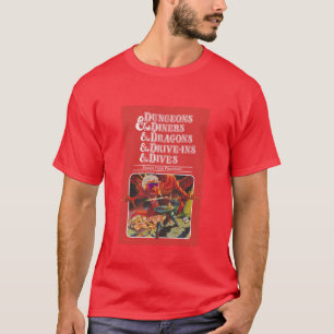 T-shirts Dungeon & comensais & dragões & Movimentação-In